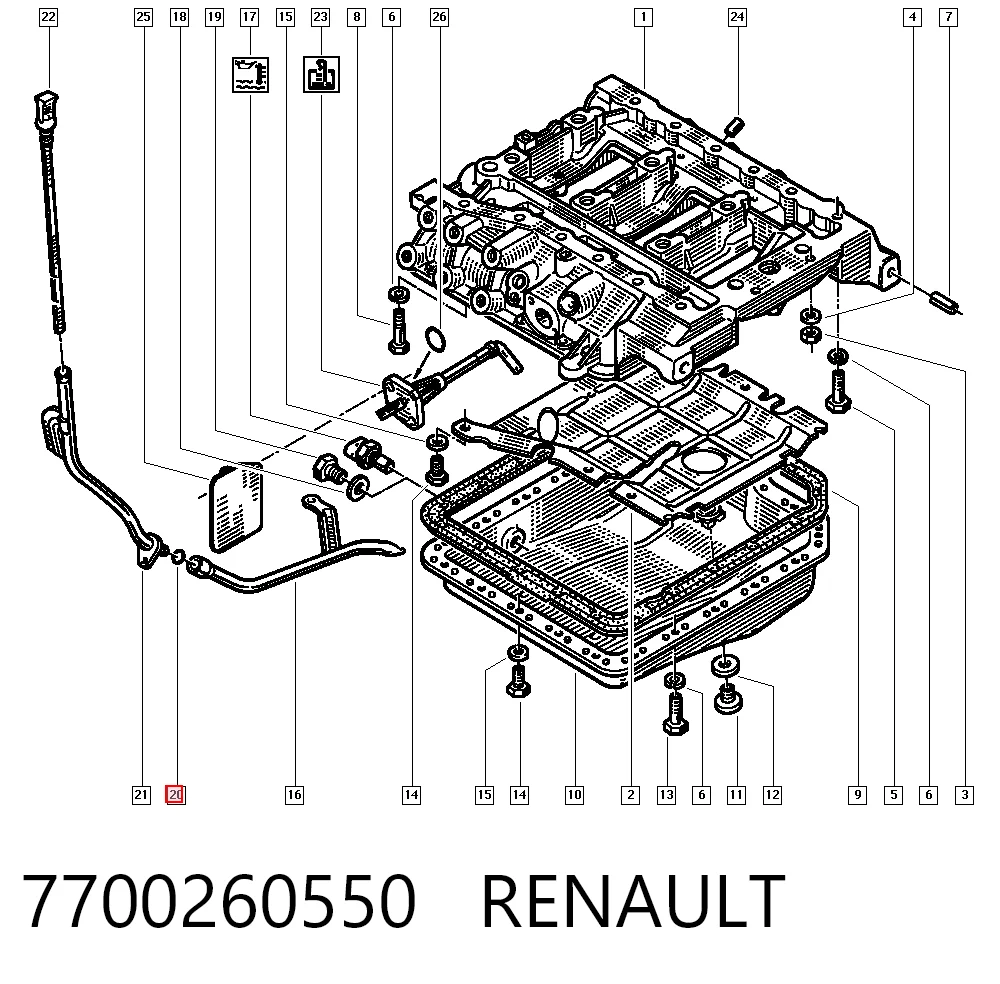 7700260550 Renault (RVI)