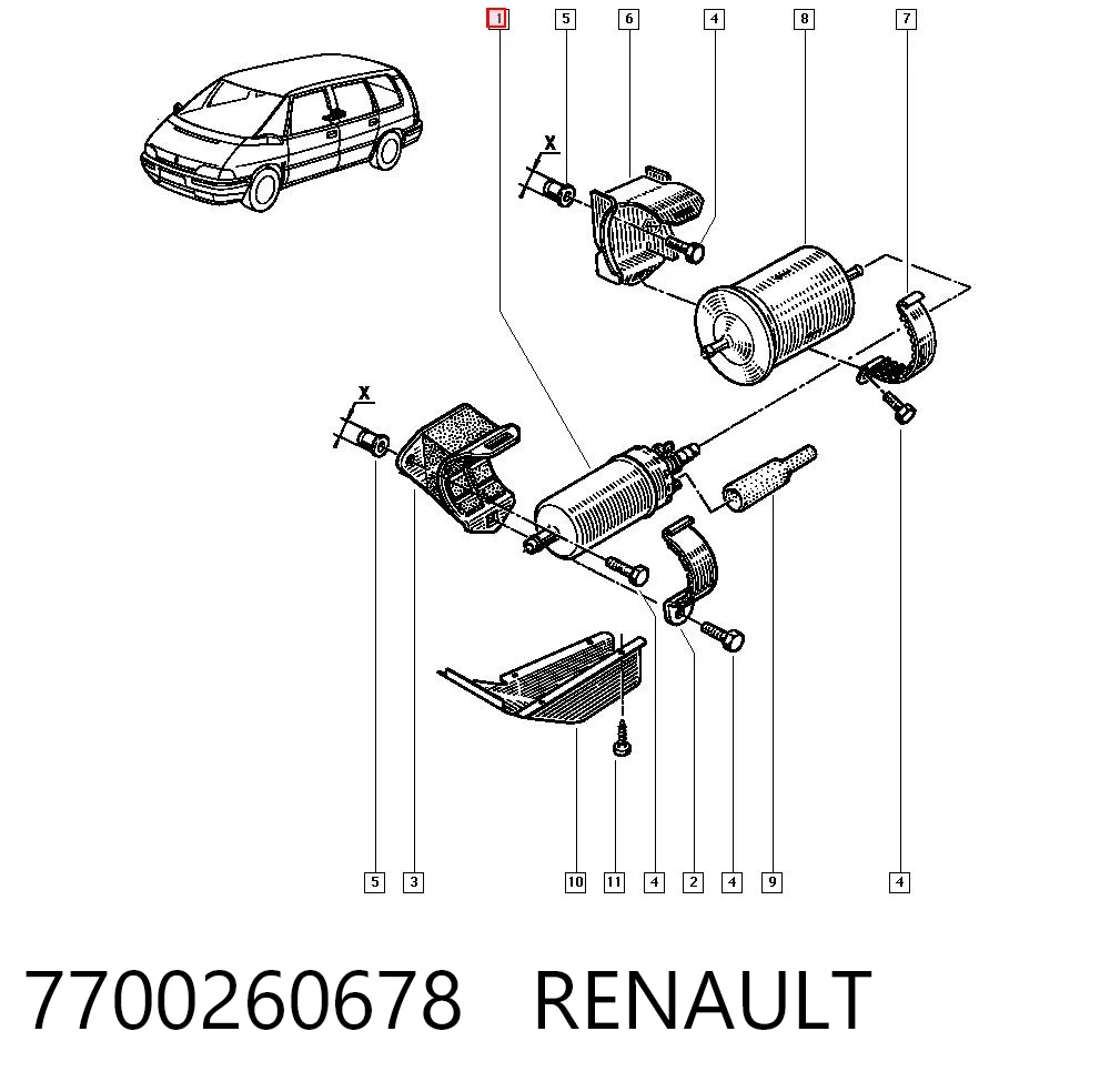 7700260678 Renault (RVI)