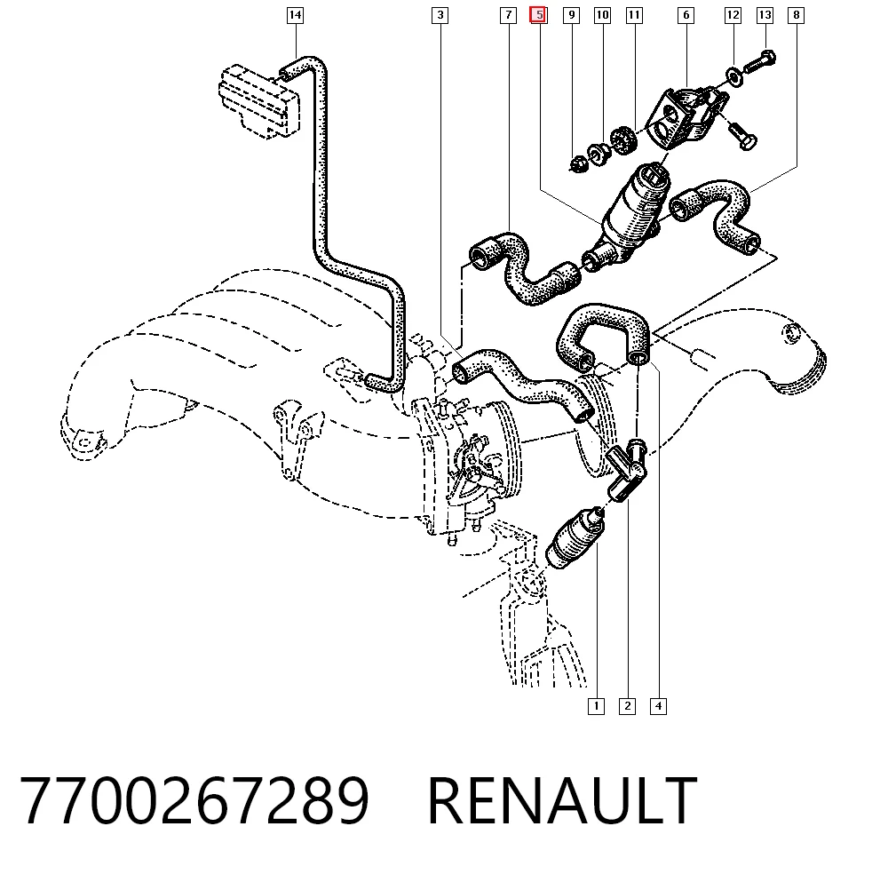 7700267289 Renault (RVI)