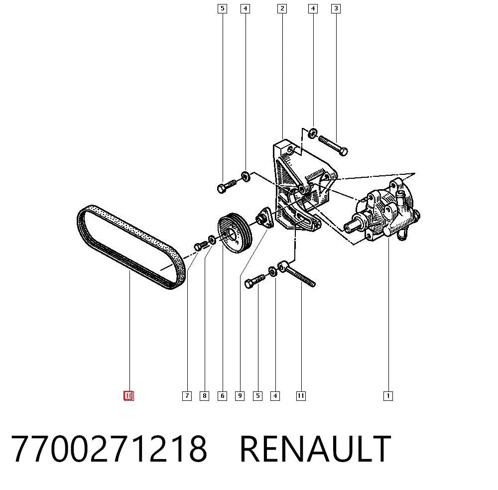 7700271218 Renault (RVI)