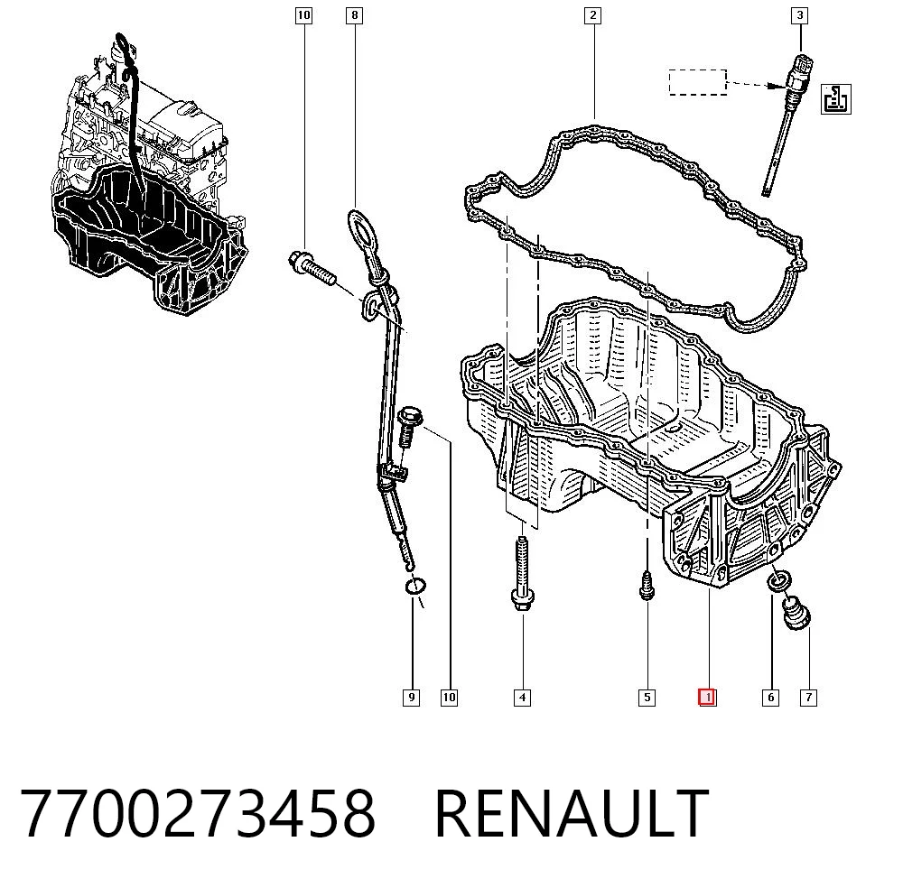 7700273458 Renault (RVI)