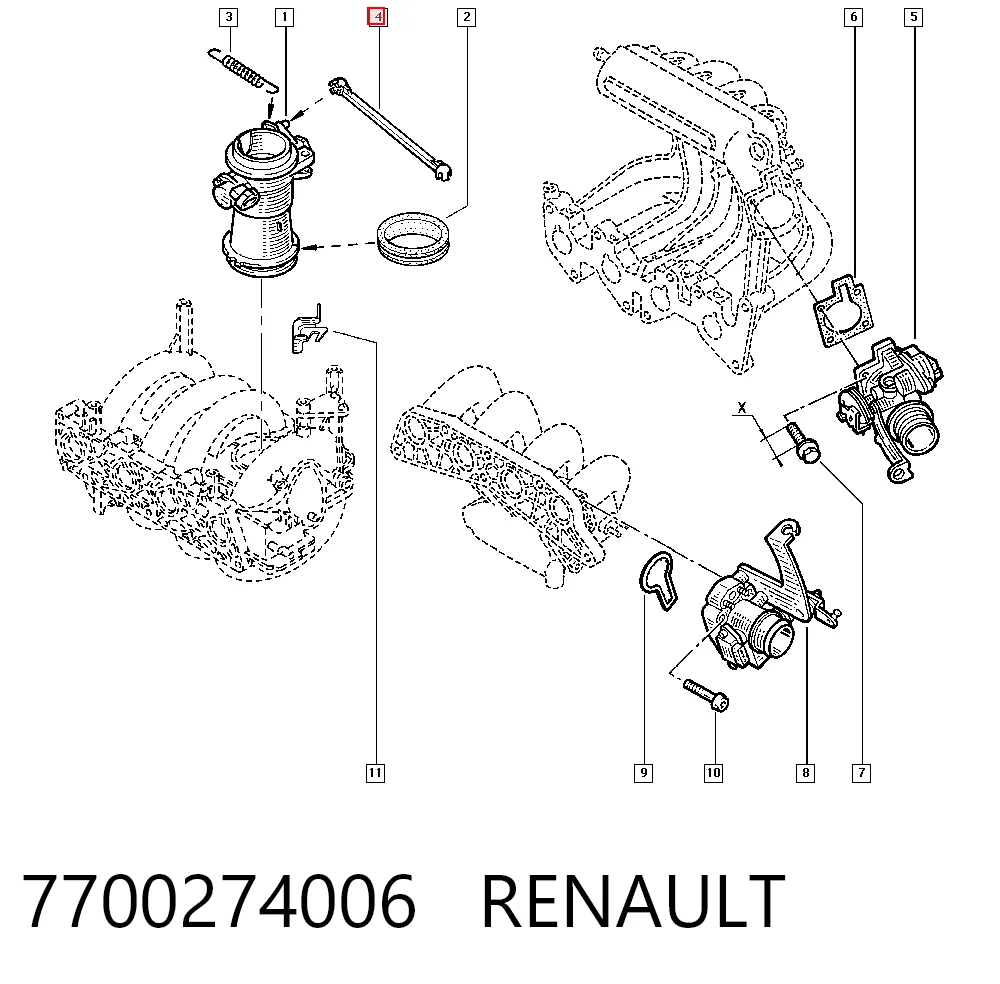 7700274006 Renault (RVI)