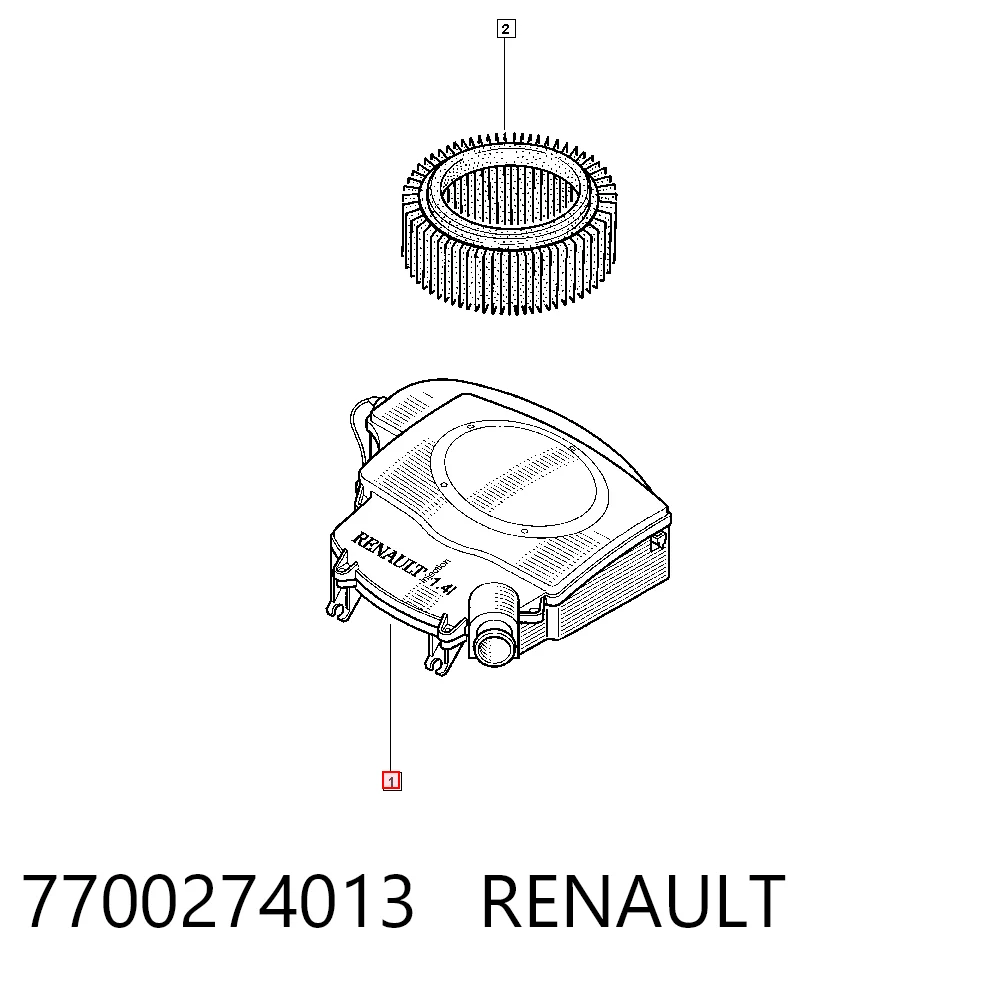 7700274013 Renault (RVI)