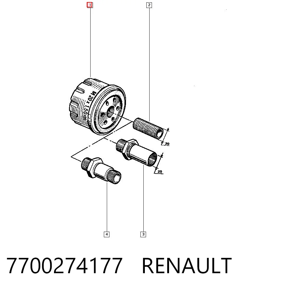 7700274177 Renault (RVI)