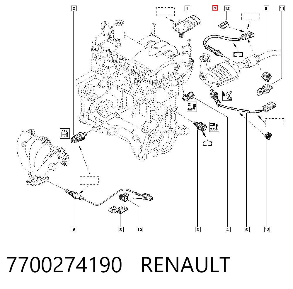 7700274190 Renault (RVI)