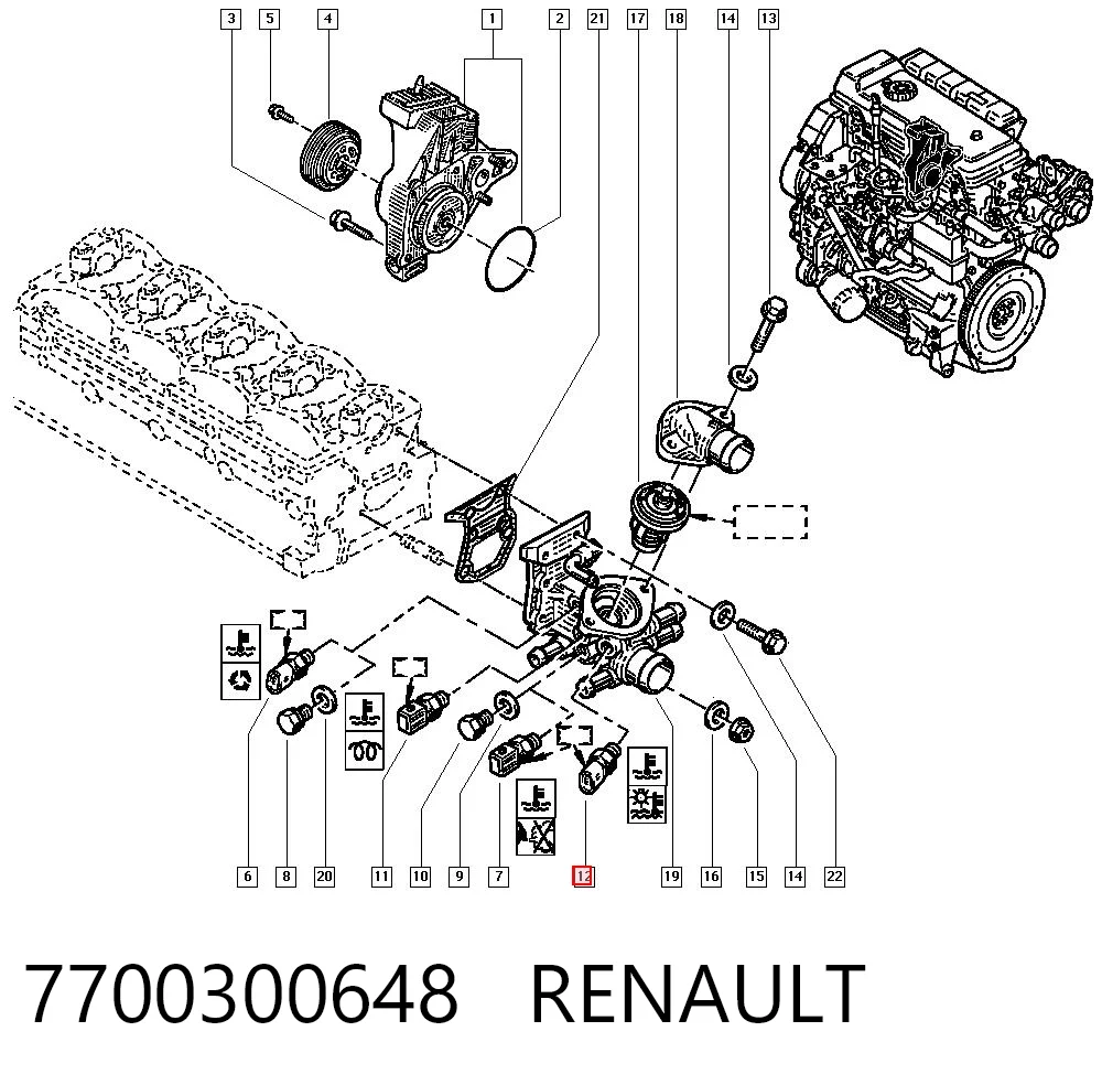 7700300648 Renault (RVI)