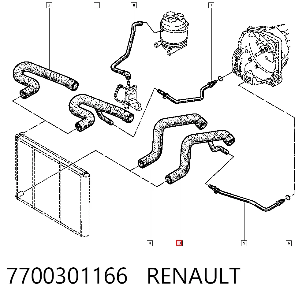 7700301166 Renault (RVI)