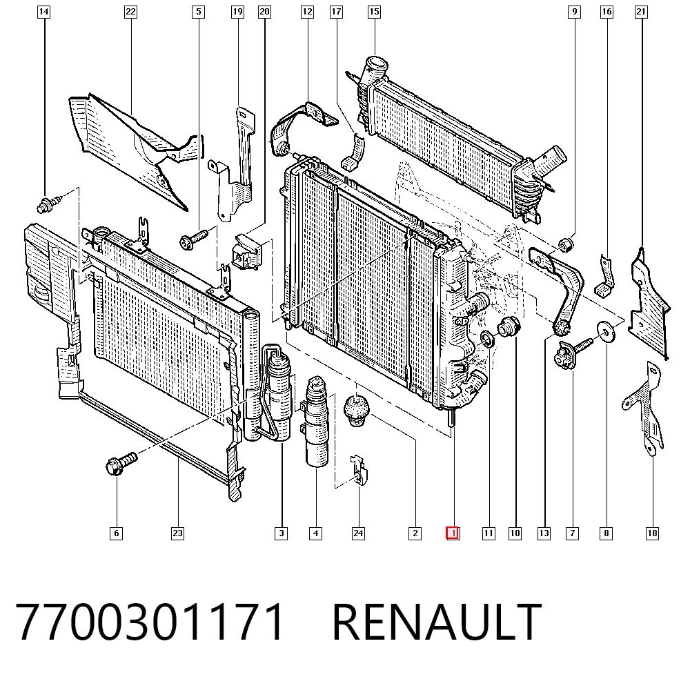 7700301171 Renault (RVI)