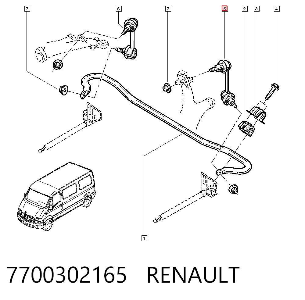 7700302165 Renault (RVI)