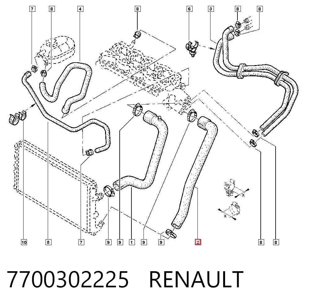 7700302225 Renault (RVI)