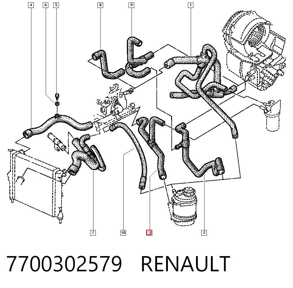 7700302579 Renault (RVI)