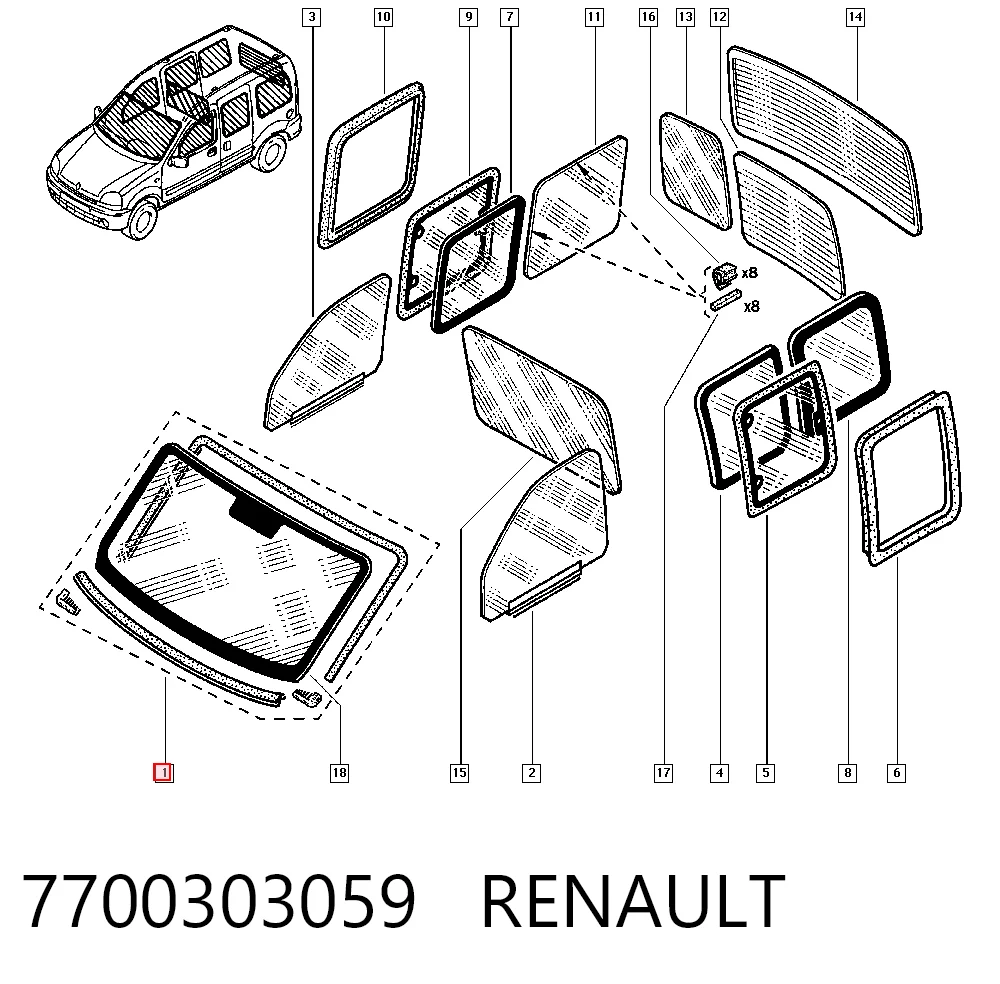 7700303059 Renault (RVI)