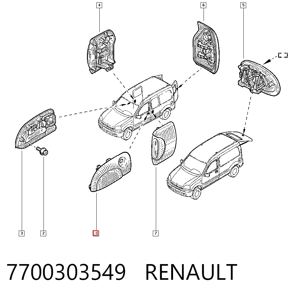 7700303549 Renault (RVI)