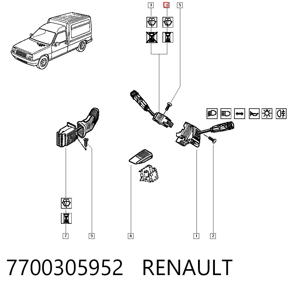 7700305952 Renault (RVI)