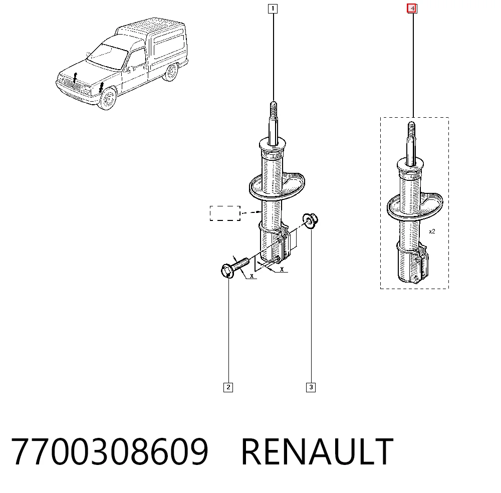 7700308609 Renault (RVI)