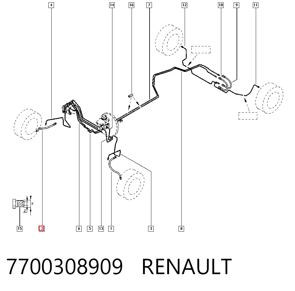7700308909 Renault (RVI)