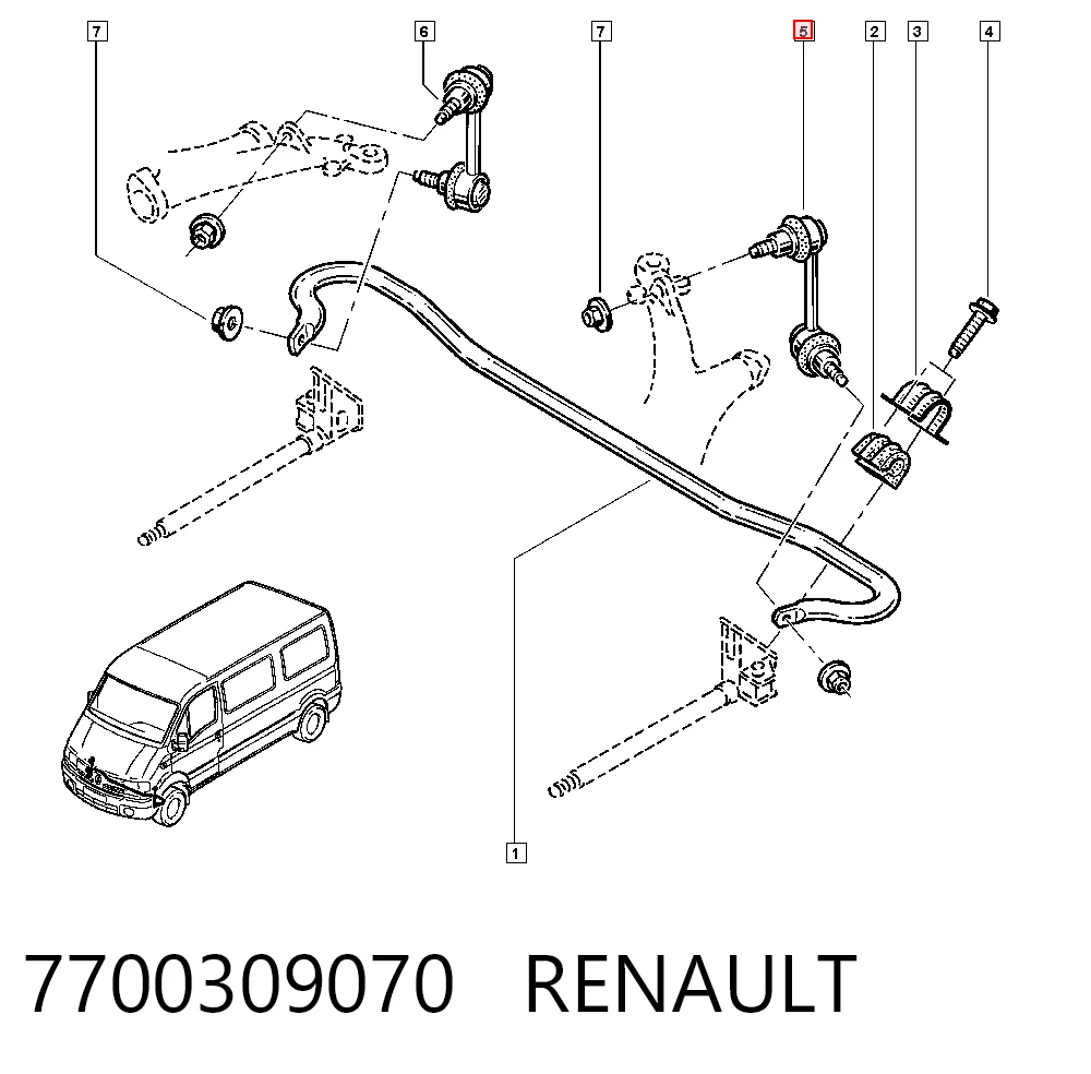 7700309070 Renault (RVI)