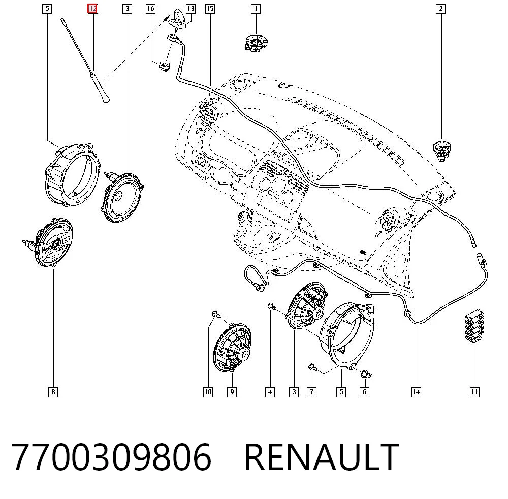 7700309806 Renault (RVI)
