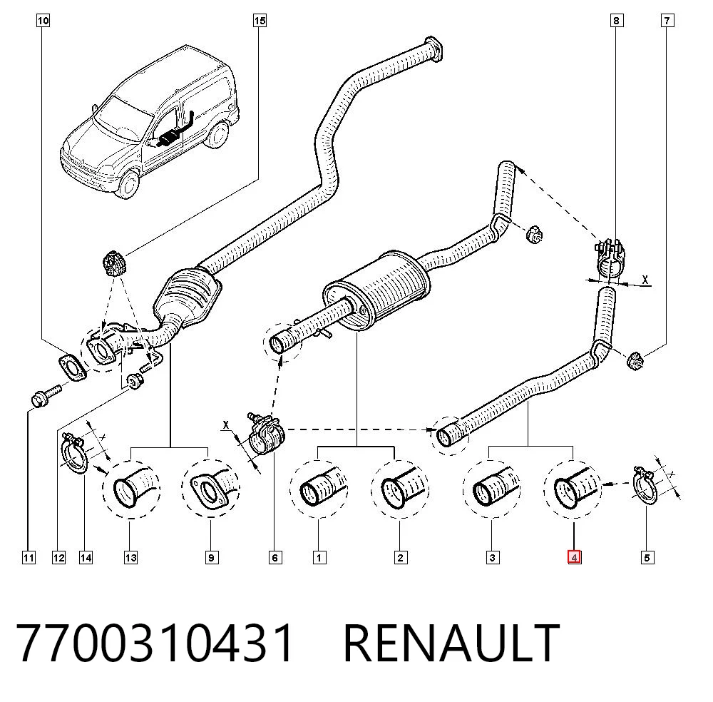 7700310431 Renault (RVI)