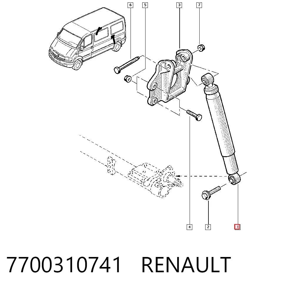 7700310741 Renault (RVI)