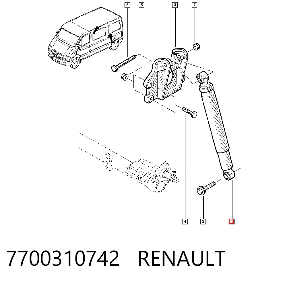 7700310742 Renault (RVI)