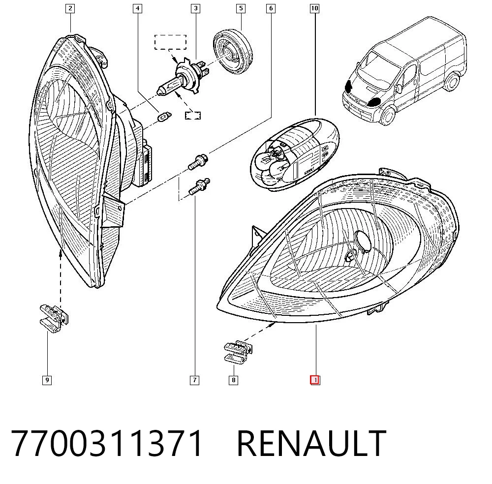 7700311371 Renault (RVI)