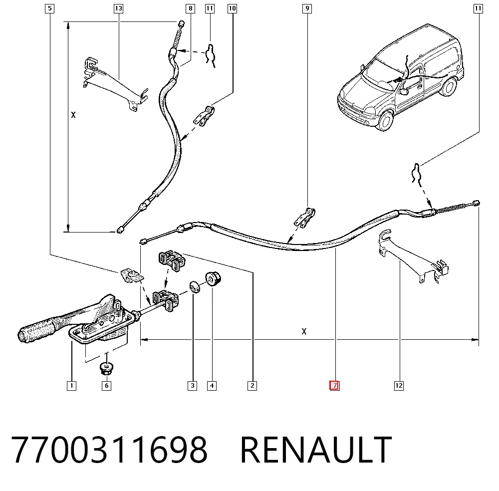 7700311698 Renault (RVI)