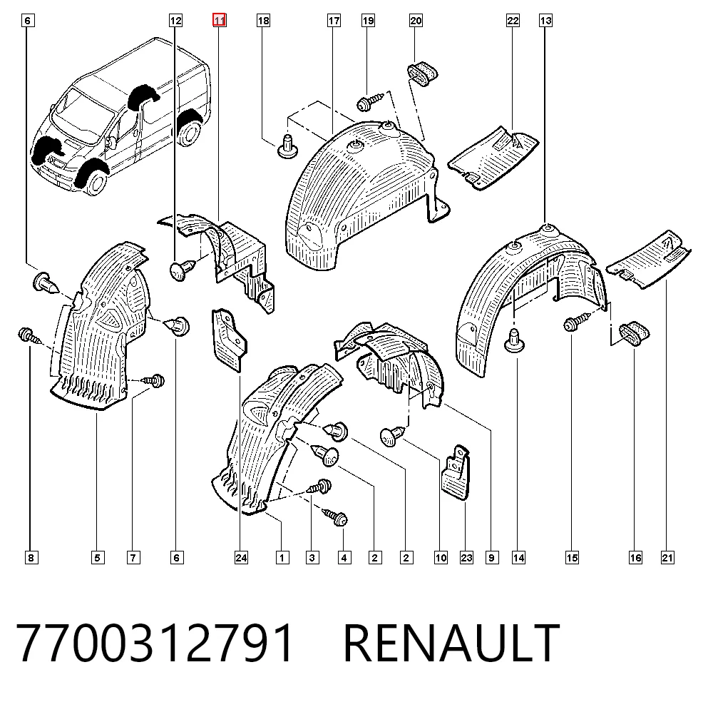 7700312791 Renault (RVI)