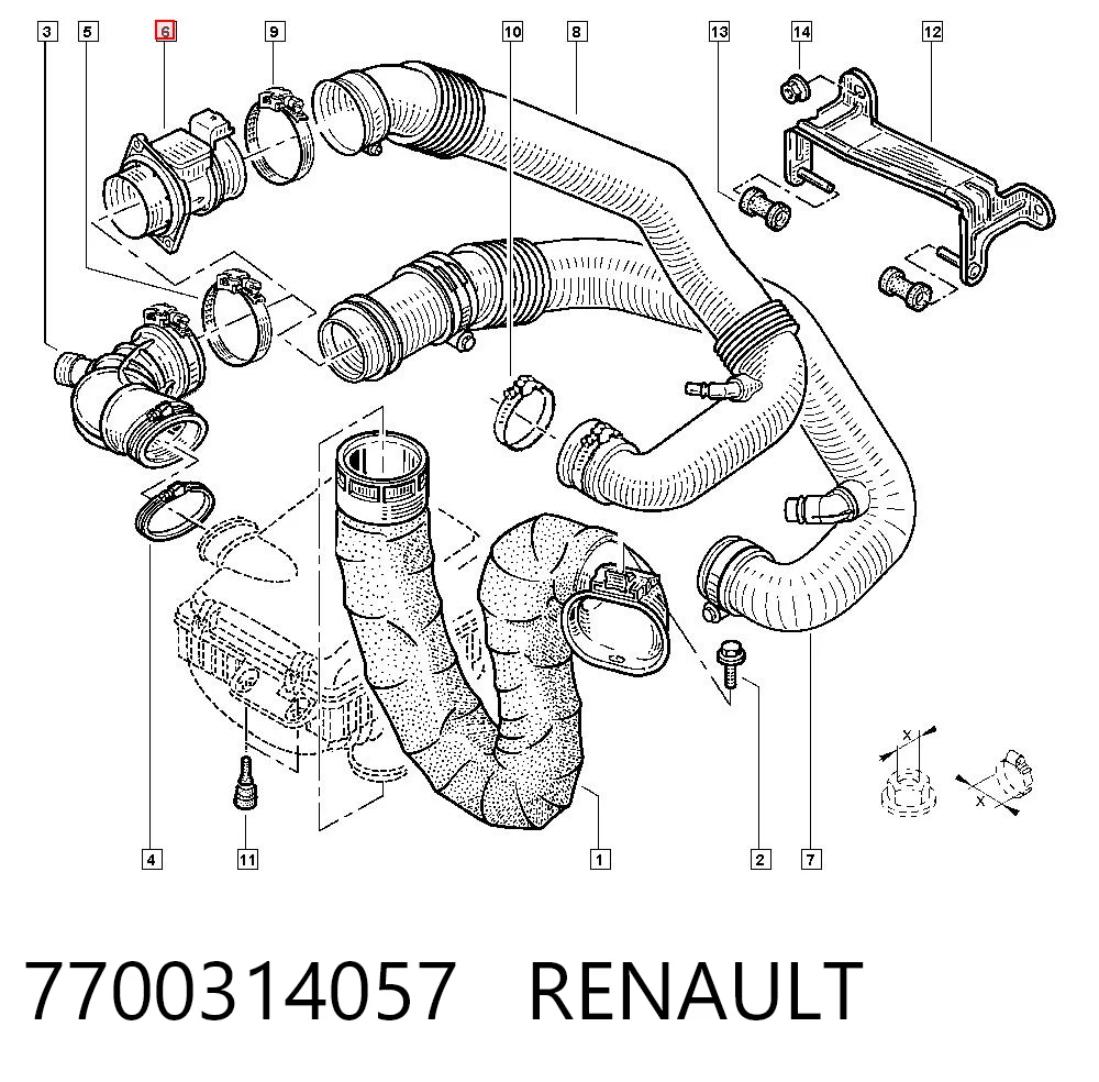 7700314057 Renault (RVI)