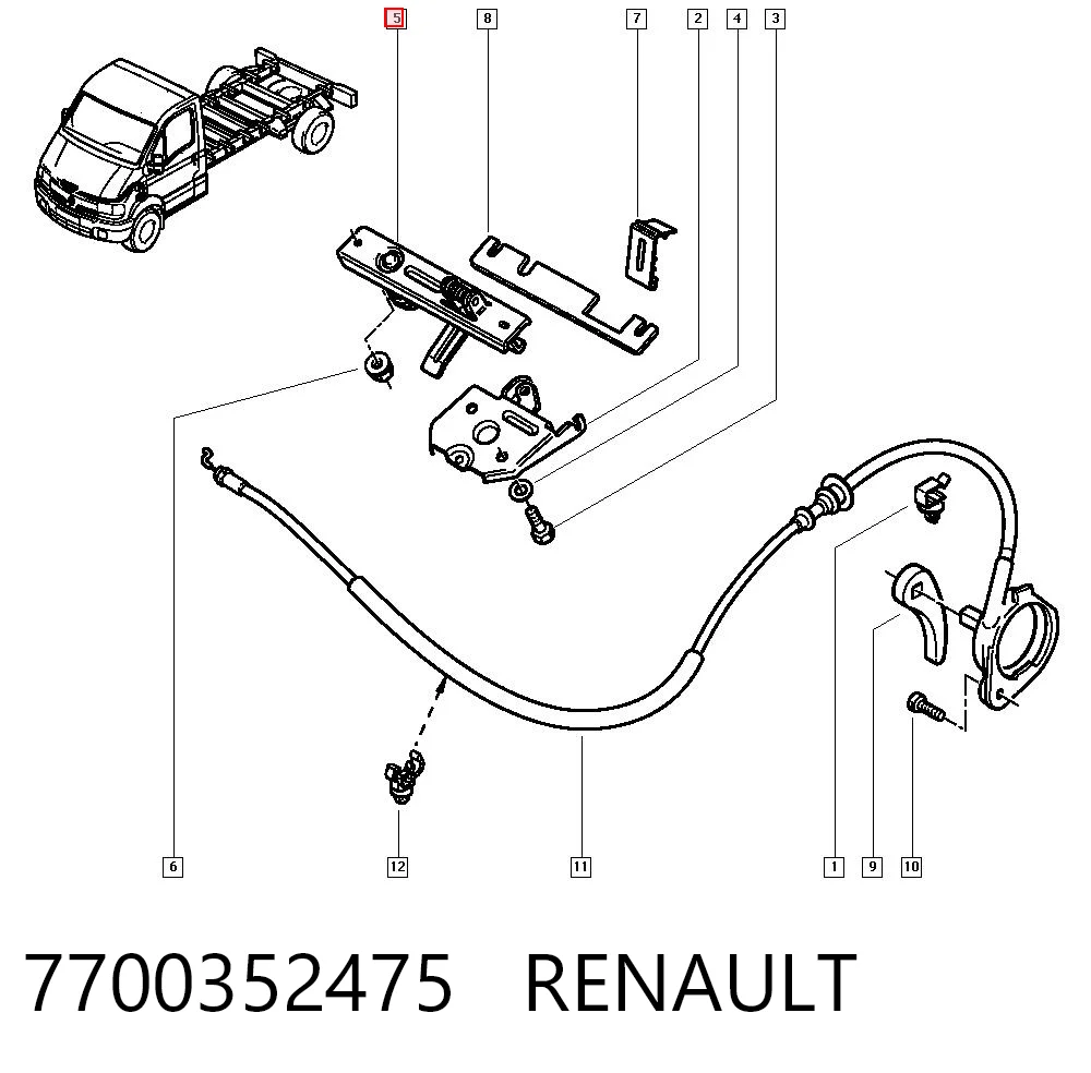 7700352475 Renault (RVI)