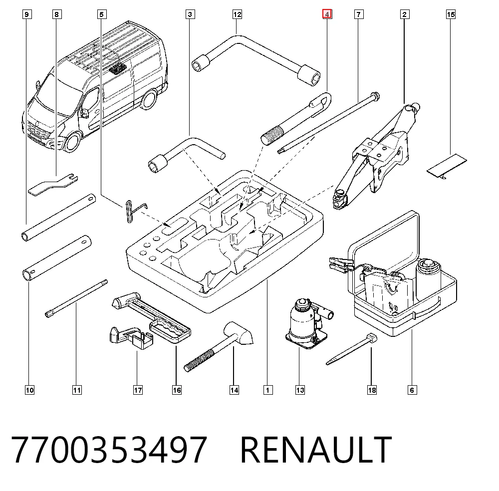 Enganche para Renault Master HD, FD
