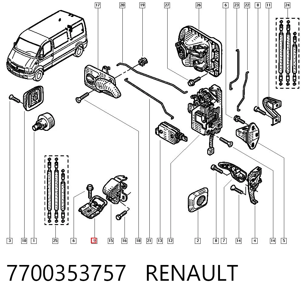 7700353757 Renault (RVI)