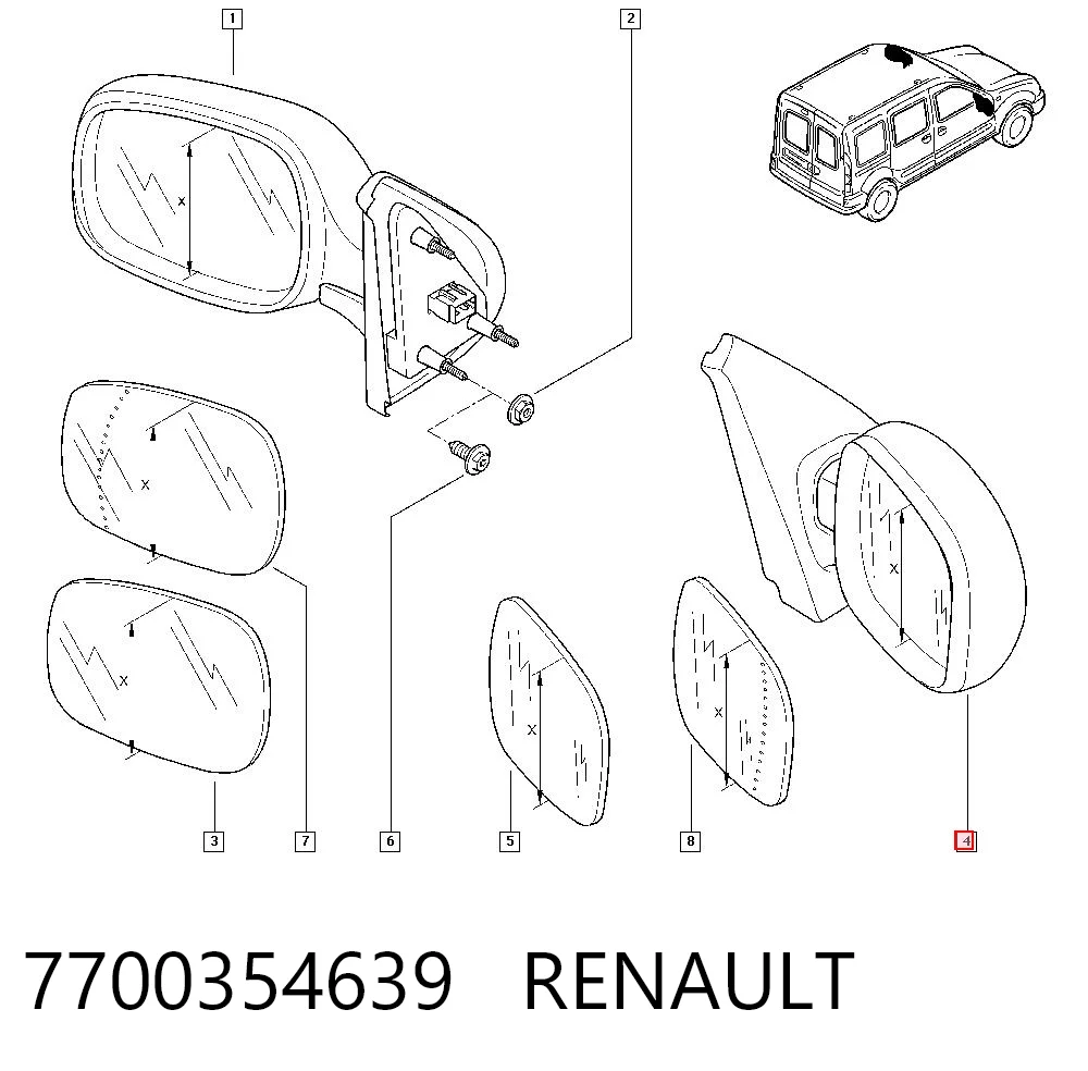 7700354639 Renault (RVI)