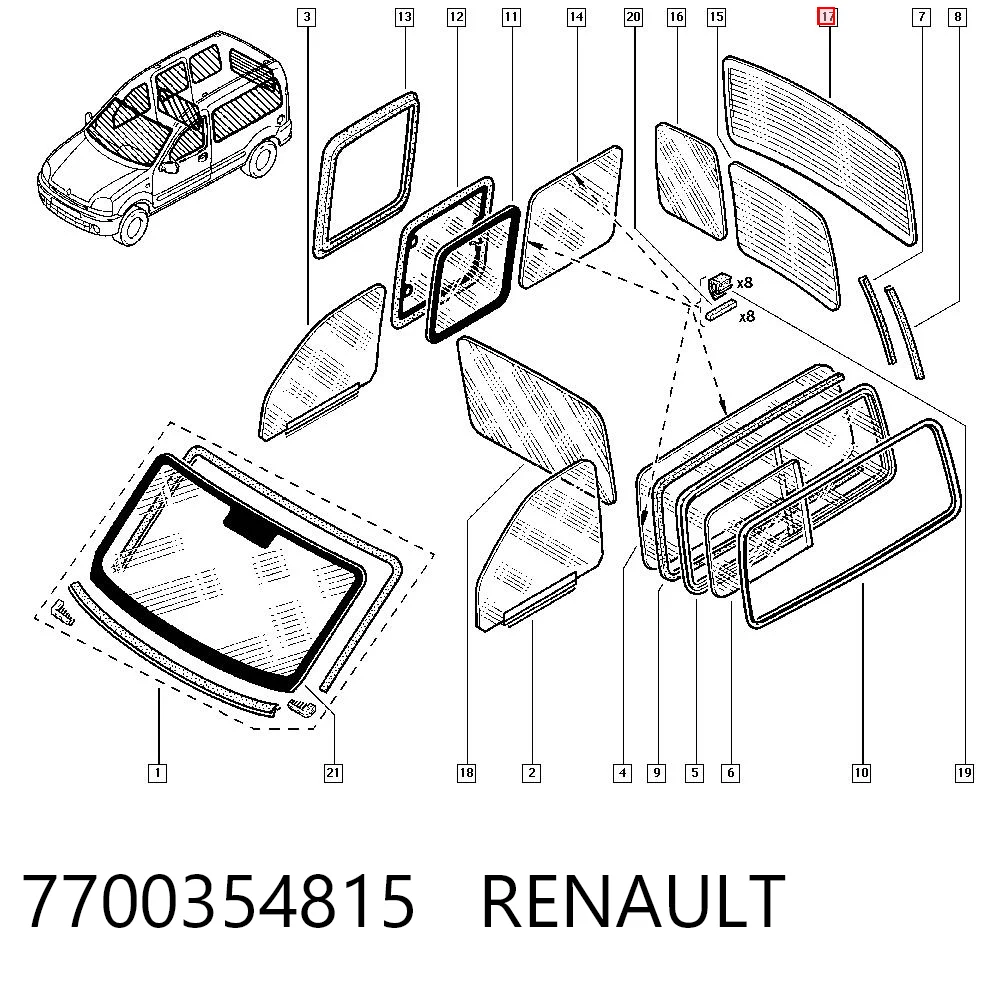 7700354815 Renault (RVI)