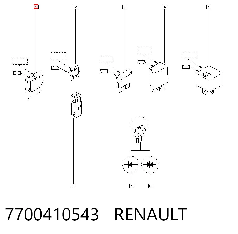 7700410543 Renault (RVI)