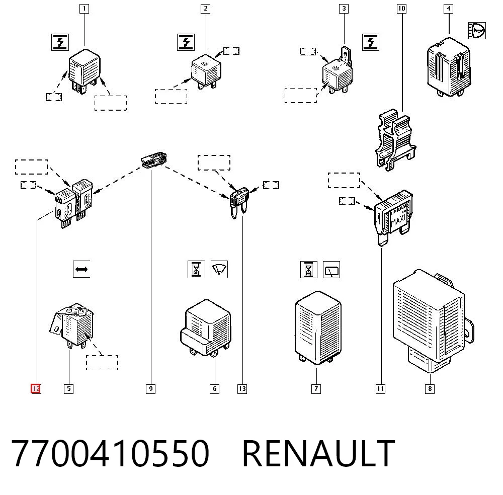 7700410550 Renault (RVI)