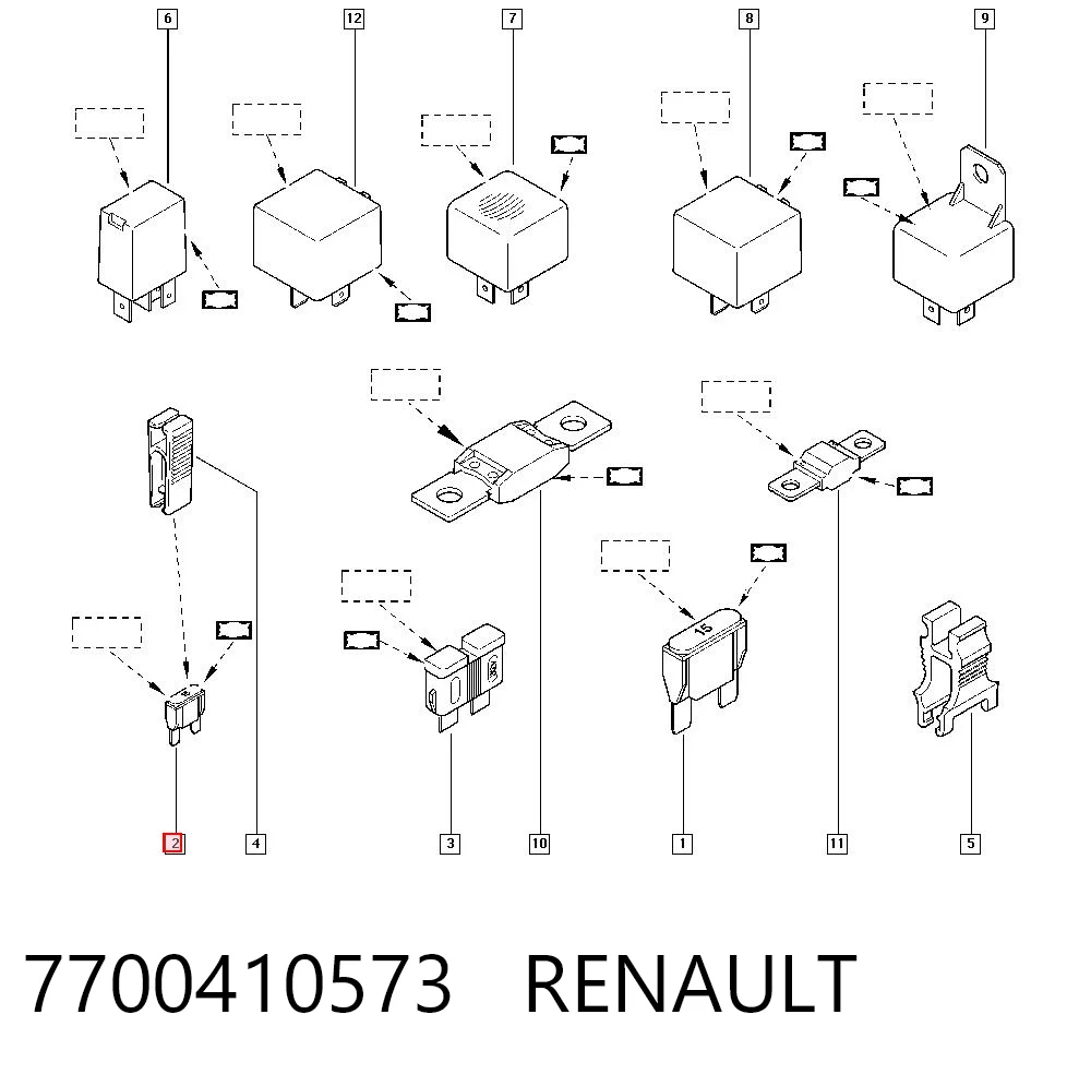 Precio del repuesto Fusible Ka  hatchback