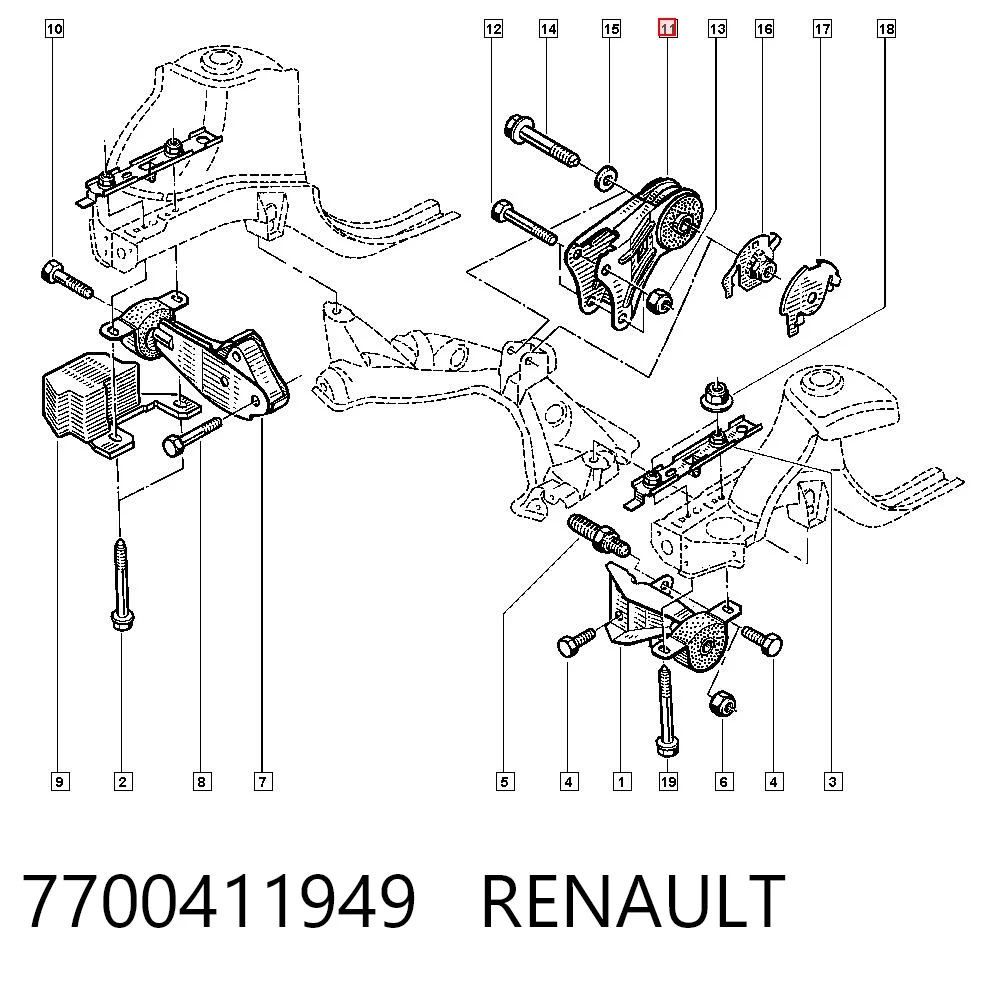 7700411949 Renault (RVI)