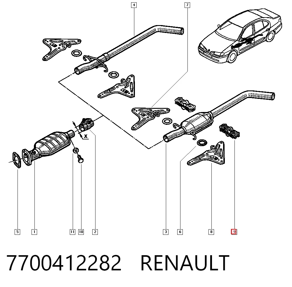 7700412282 Renault (RVI)