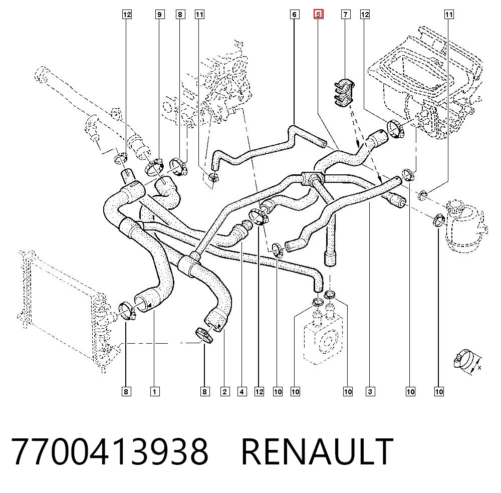 7700413938 Renault (RVI)