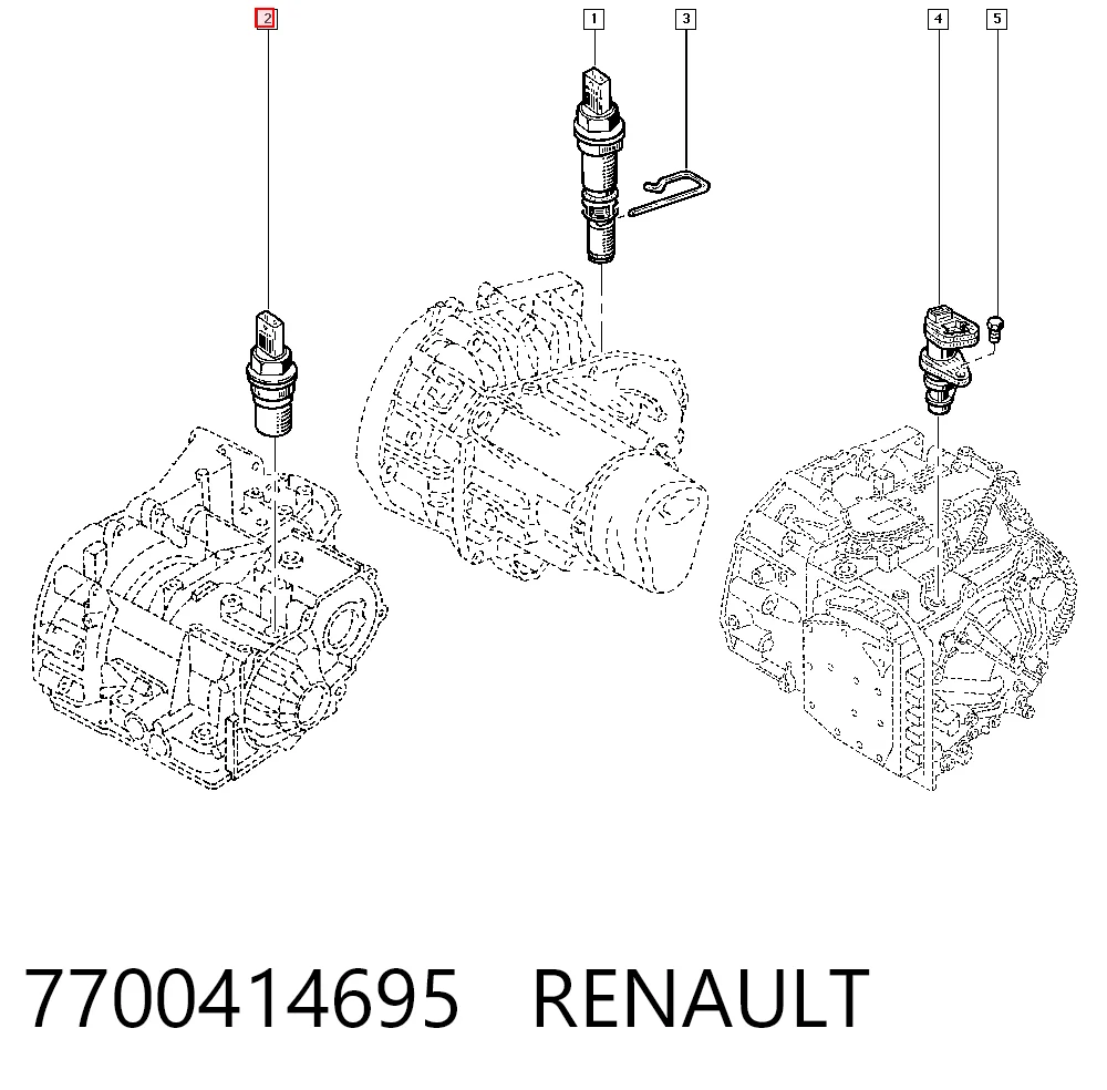 Comprar 7700425250 VAG Sensor de velocidad de rueda