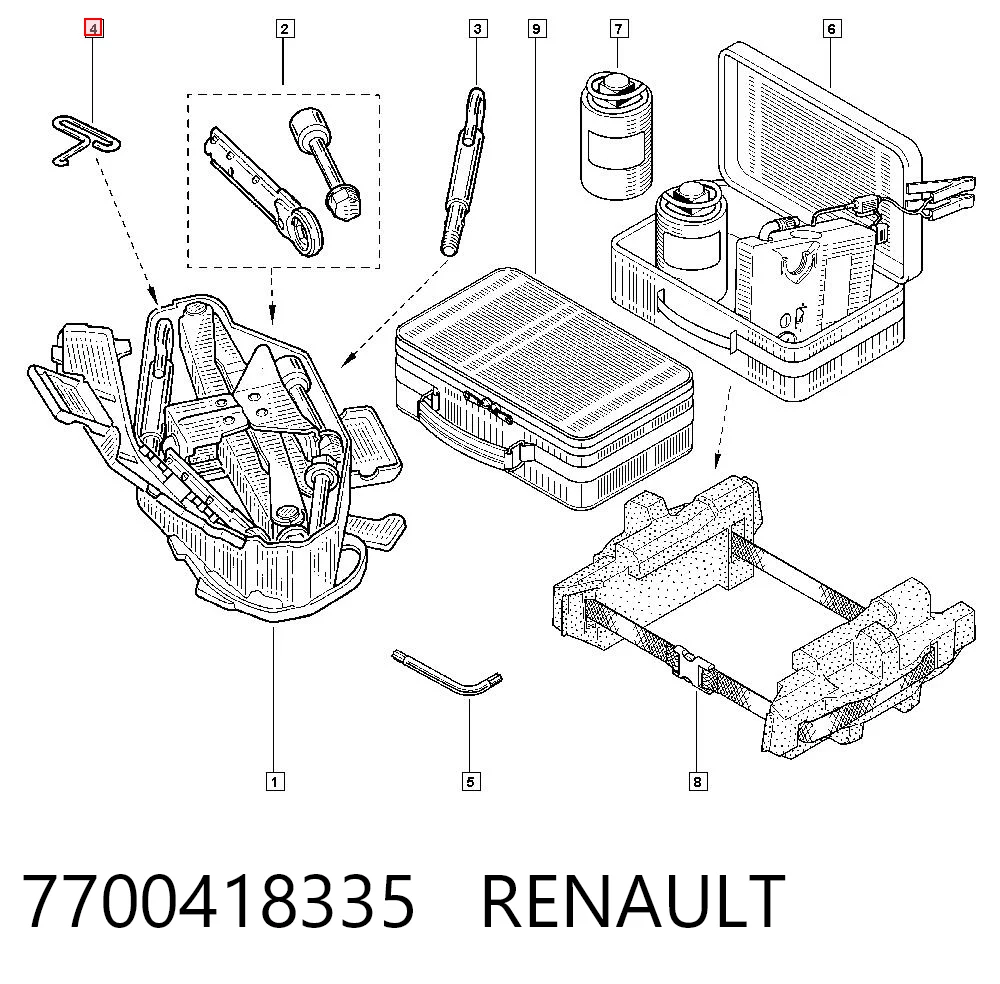 7700418335 RENAULT