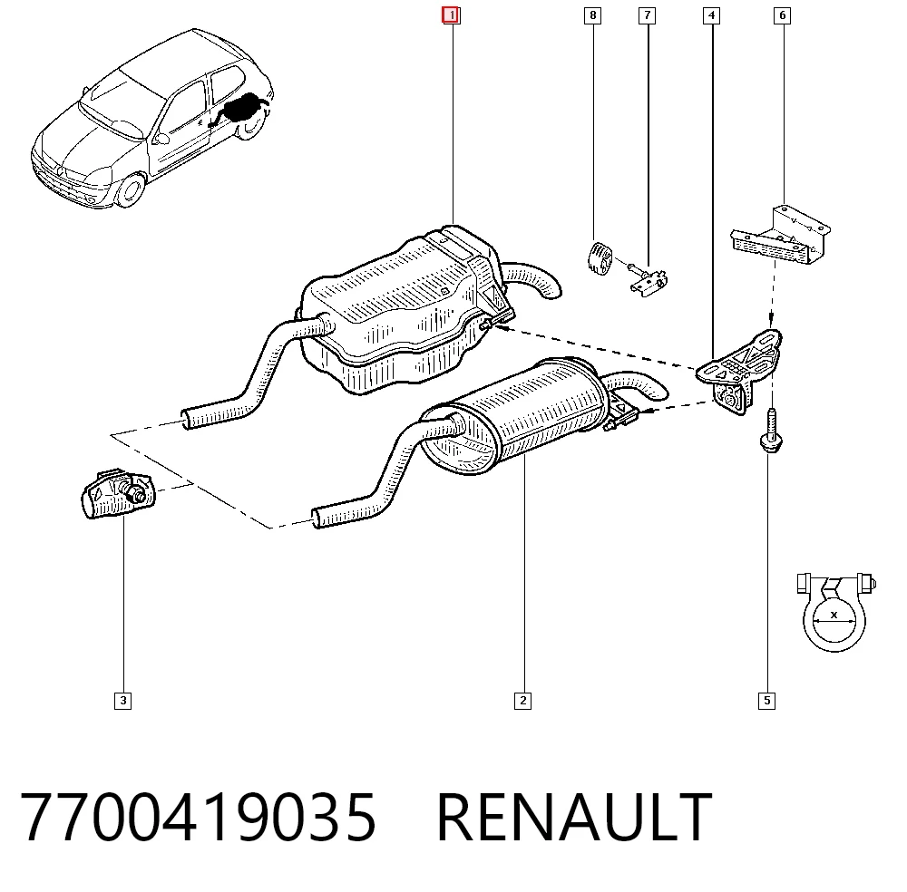 7700419035 Renault (RVI)