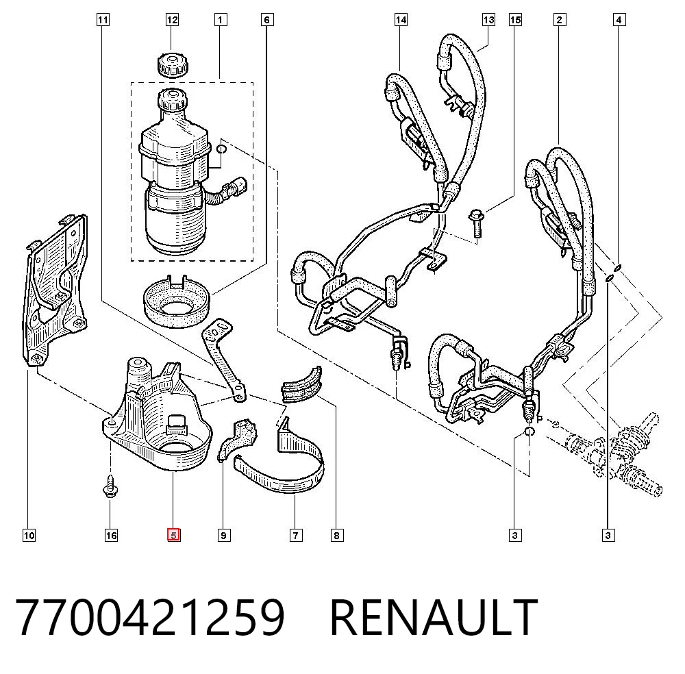 7700421259 Renault (RVI)