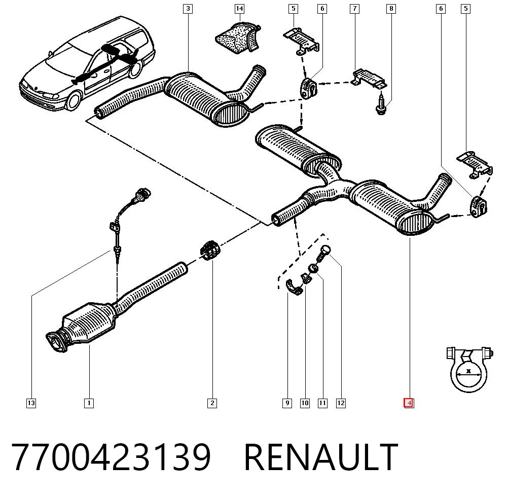 7700423139 Renault (RVI)