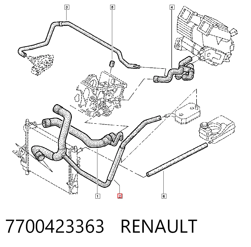 7700423363 Renault (RVI)