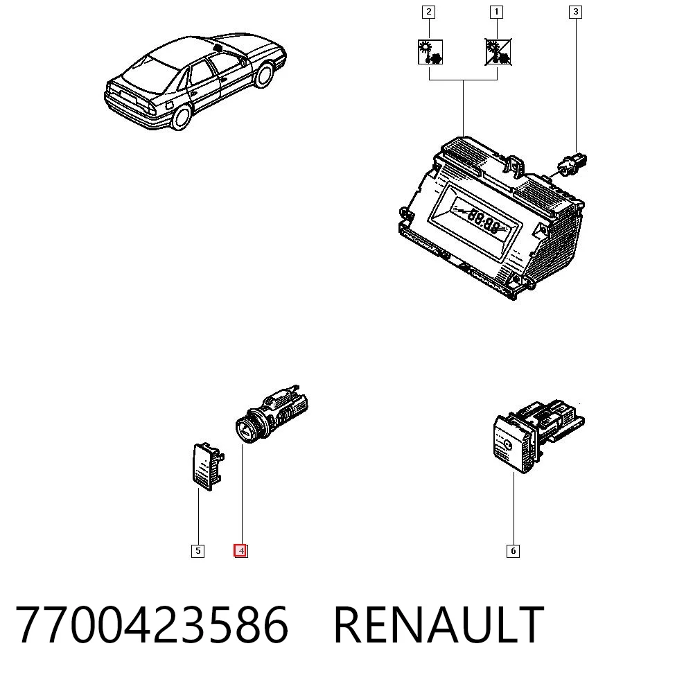 Comprar Encendedor de coche Renault 19 II B53, C53 a bajo precio