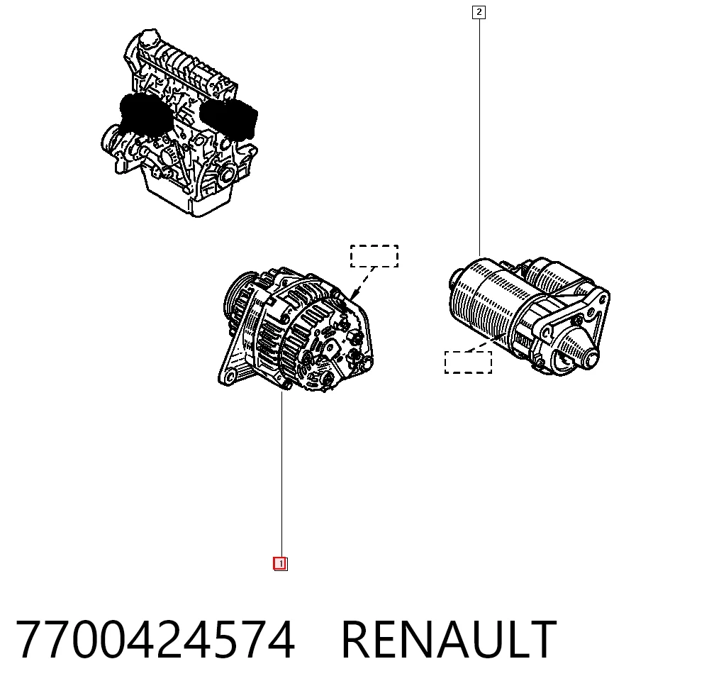 Alternador 8111703 Volvo