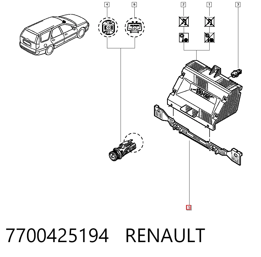 7700425194 Renault (RVI)