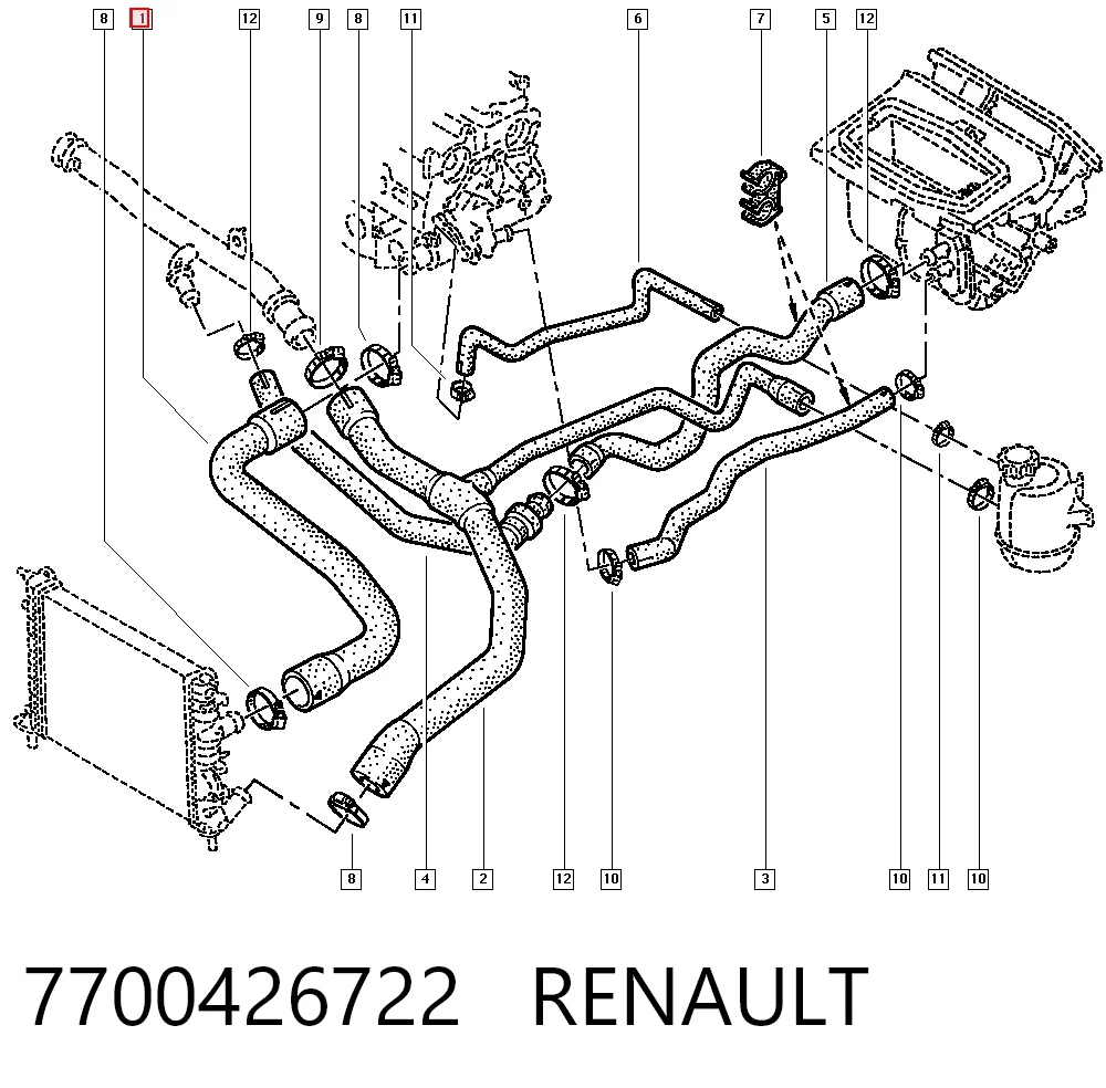 7700426722 Renault (RVI)